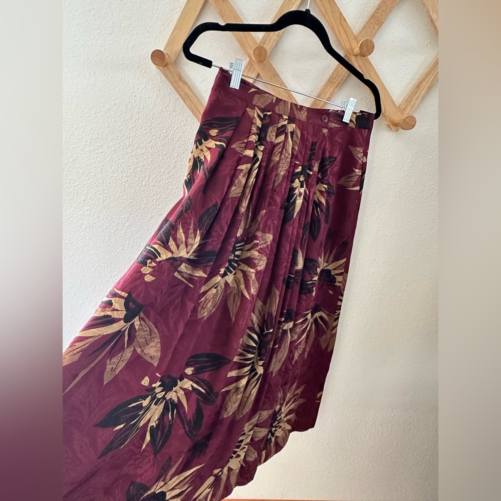 Silk Sunflower Skirt